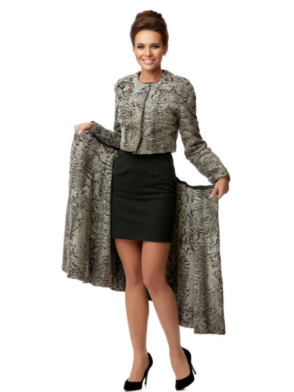 Шуба каракуль