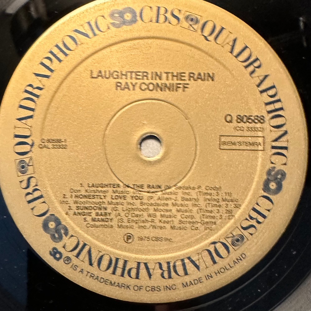 Ray Conniff - Laughter In The Rain (Голландия 1975г.)