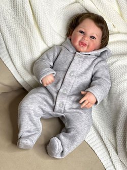 Кукла Реборн мягконабивная 50см в пакете (FA-243)