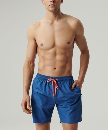 Шорты пляжные мужские (1шт) Atlantic KMB-223, полиэстер, голубой