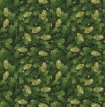 Бумага упаковочная 50х70 см «Хвойные веточки» (1 лист)