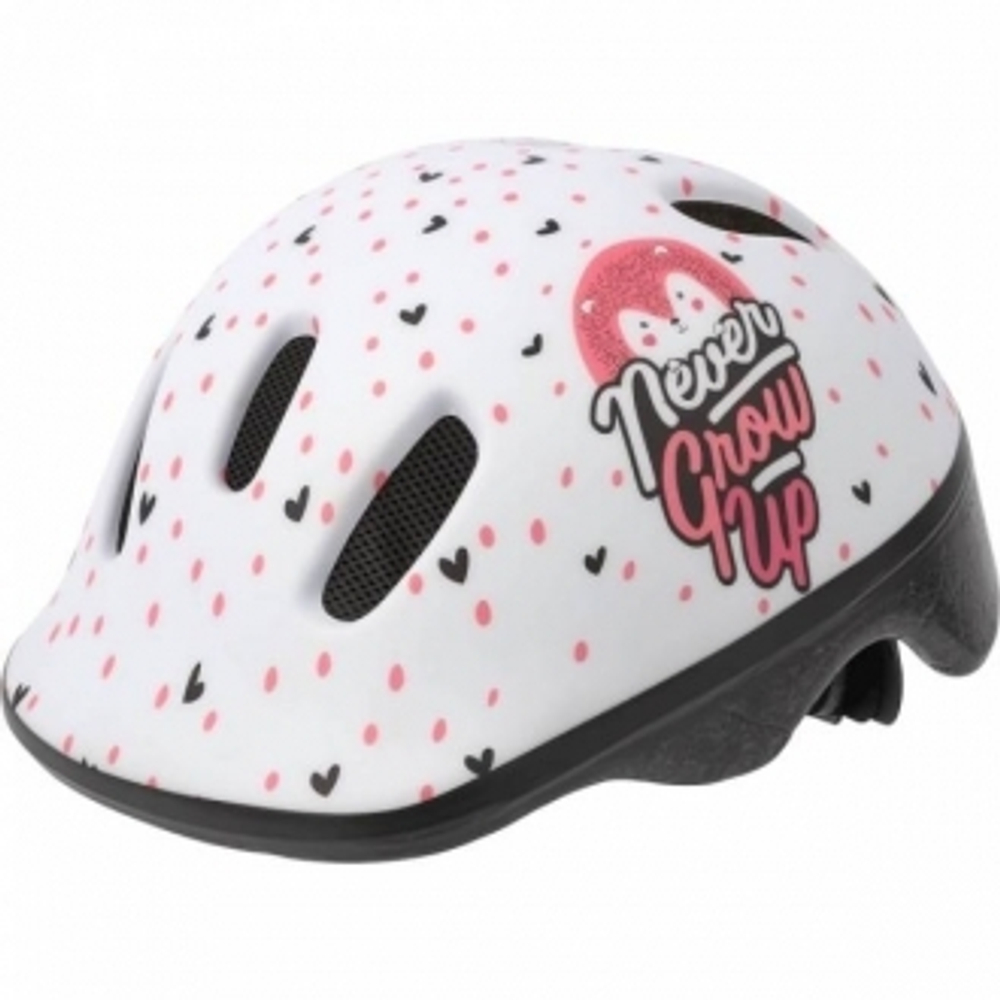 Шлем велосипедный детский Polisport Hoggy XXS (44/48) White / Pink Matte
