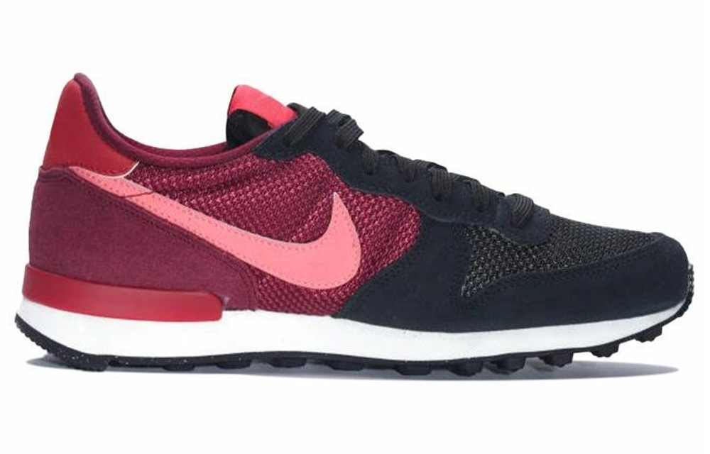 Кроссовки Nike Internationalist "Black Crimson" (Женская размерная сетка)