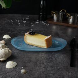 Блюдо овальное 21*11,5*2 см   матовое стекло P.L. Proff Cuisine [6]