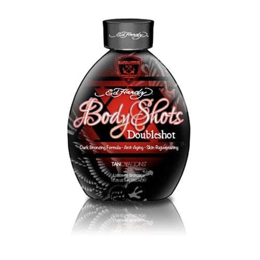 Тингл-крем для солярия ED HARDY BODY SHOTS DOUBLESHOT™ / ДВОЙНОЙ ВЫСТРЕЛ