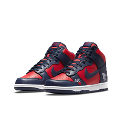 Кроссовки Nike x Supreme SB Dunk High 'By Any Means - Red Navy' DN3741-600
