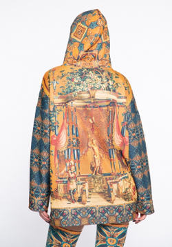 Худи "Гротеск с музыкантами", по мотивам фламандской шпалеры 17 века