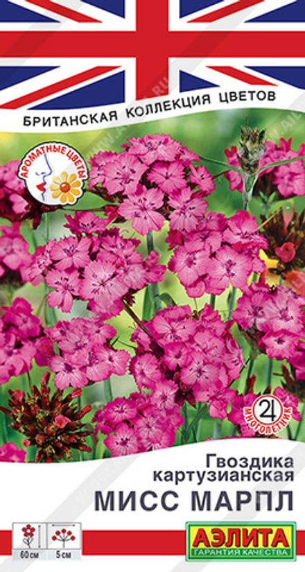 Гвоздика Мисс Марпл картузианская 0,05гр Аэлита