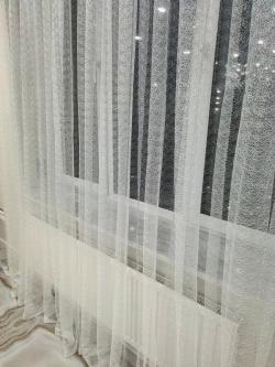 Тюль сетка Паутинка для спальни и гостиной 270x800 см