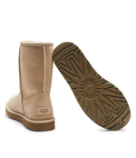 Кожаные угги w classic short ii UGG - бежевый(1016223)