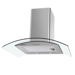 Кухонная вытяжка MAUNFELD Ancona PlusA 60 нержавеющая сталь\прозрачное стекло фото 