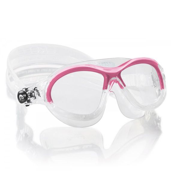 Очки для плавания детские Cressi Cobra Kid Прозрачный силикон Pink Розовые