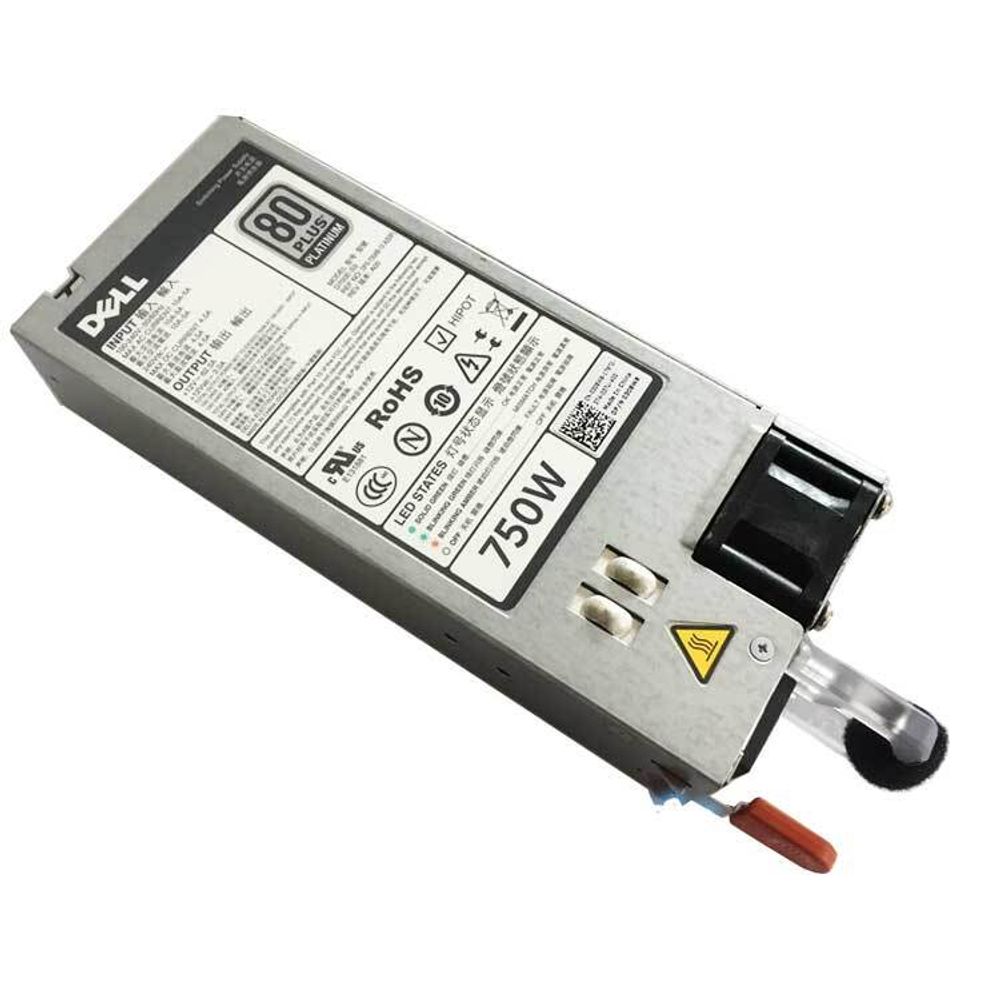 Блок питания Dell 750W PE R520 R620 R720 Power Supply D750E-S1