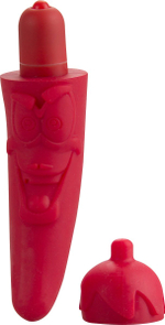 Красный мини-вибратор в виде перчика Red Hot Pepper (Цвет: красный)