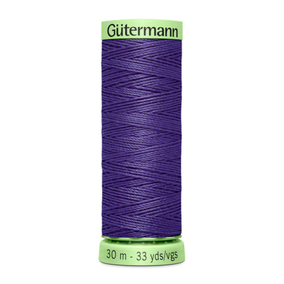 Нитки отделочные Gutermann Top Stitch 30 (30 метров), 5 кат. | 086 фиолетовый джинс
