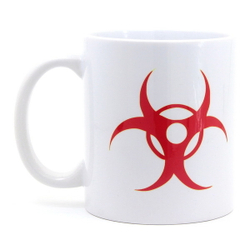 Кружка Биохазард Biohazard на белом фоне (486)