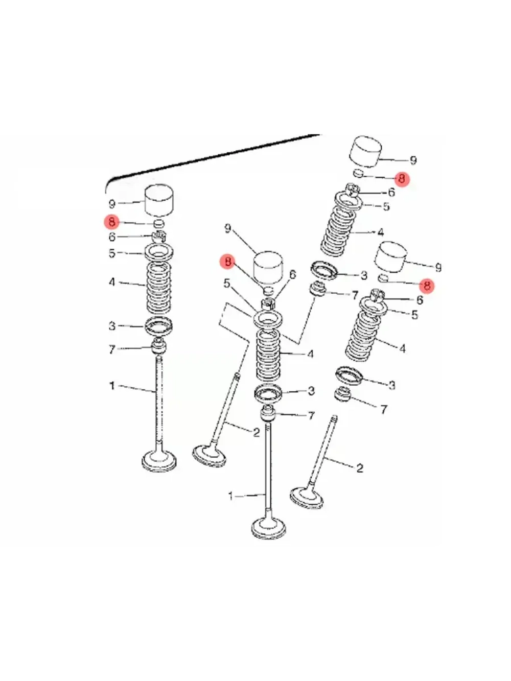 Шайба регулировочная для снегоходов Yamaha 2.20 3LD121697000