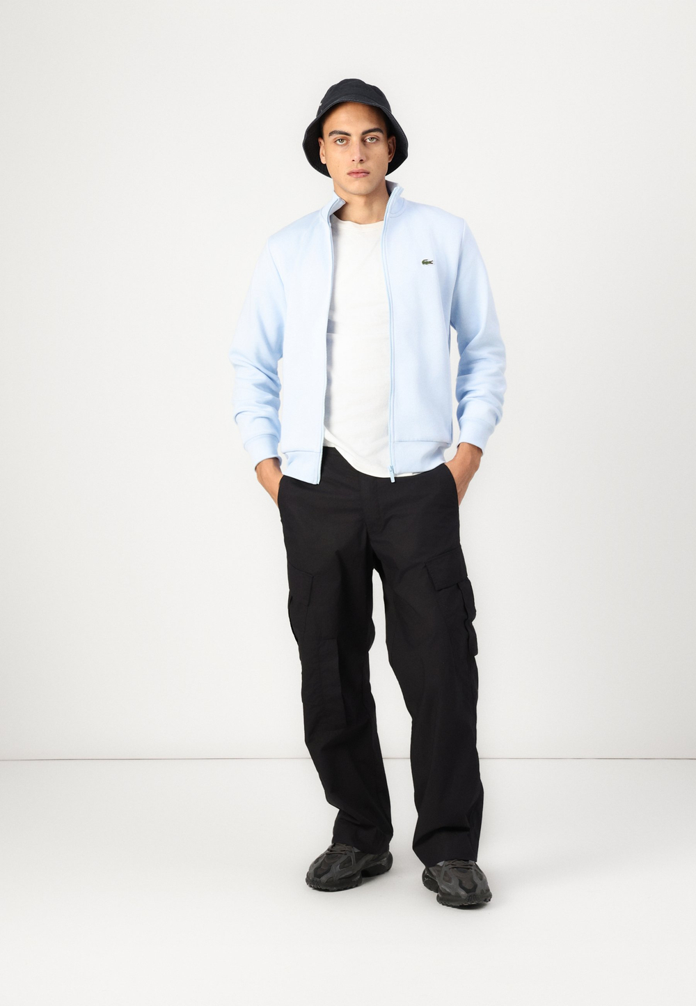 Lacoste UNISEX - Толстовка на молнии - Голубой (LA222S08O-K12)