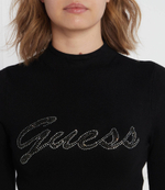 Блузка RHINESTONE LOGO GUESS - черный(W3BR07 Z2YK2)