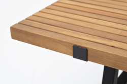 Обеденный стол из алюминия АЛЬТО 200 см