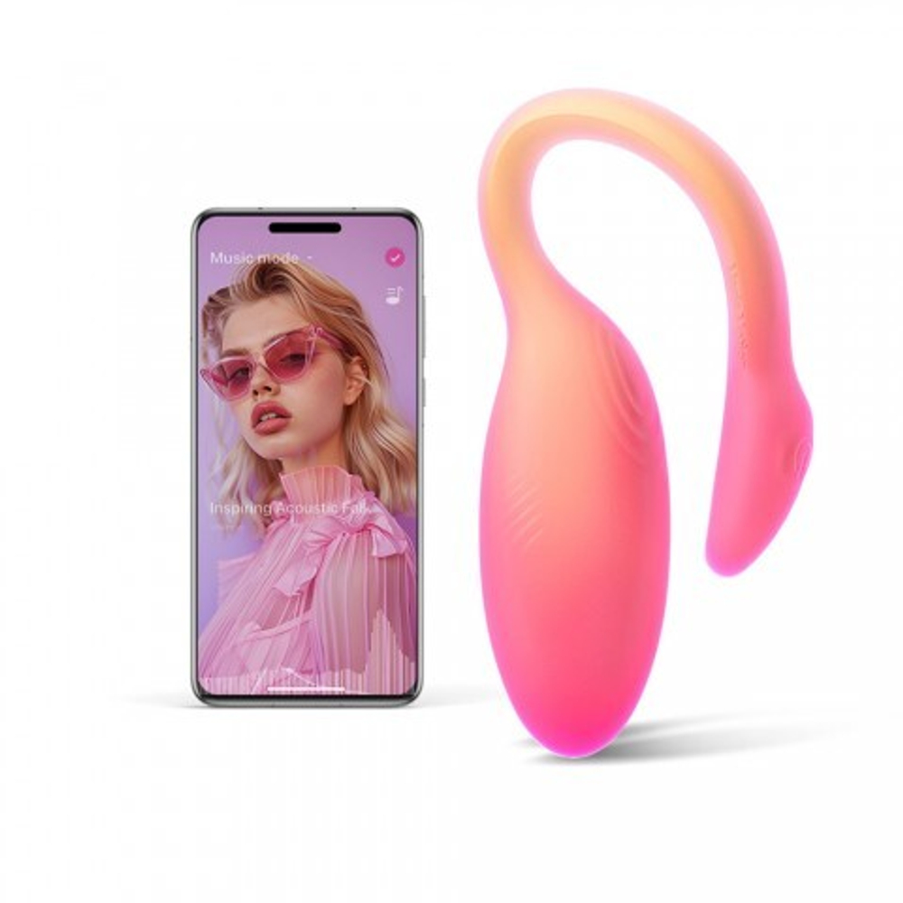 Вибромассажёр с интеллектуальным управлением Magic Flamingo Max от Magic motion, оранжевый