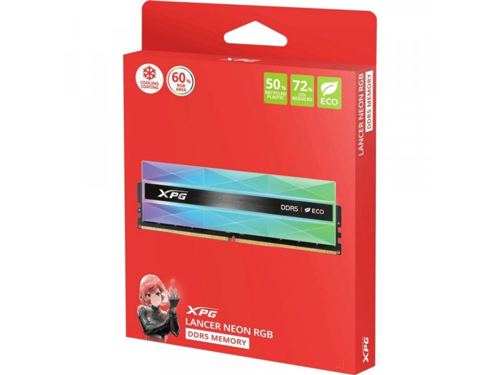 Оперативная память ADATA AX5U6400C3216G-DCLANRSG, DDR5 2х 32ГБ 6400 МГц, DIMM, RTL