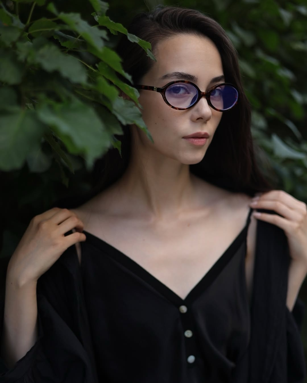 рубашка с объёмными рукавами