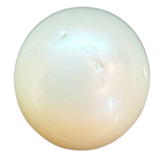 Жемчуг морской белый круглый 19.0 мм