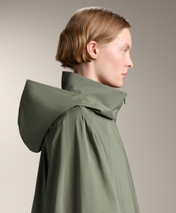 Oysho Ультралегкий компактный плащ, светлый хаки