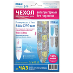 Чехол для гладильной доски с термостойким покрытием, 129х54 см, в асс, Nika, ЧА3