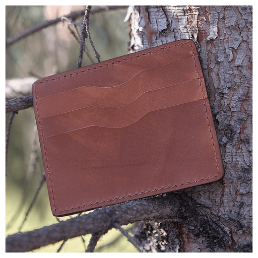 Кожаный картхолдер «Волк»