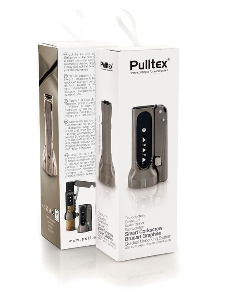 Штопор Pulltex Brucart графит в подарочной упаковке