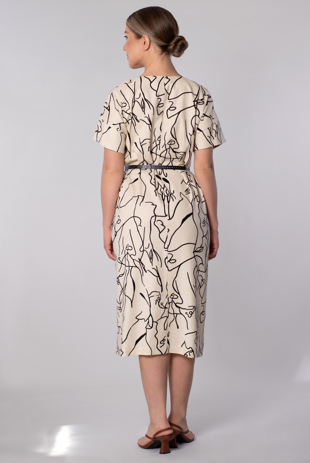 Платье женское 3991ЛП, Абстракция #363Абв053991ЛП