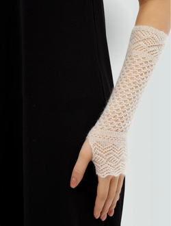 Митенки М203-01 белые