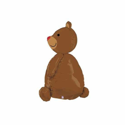 Шар фигура "Мишка влюблённый", 122 см