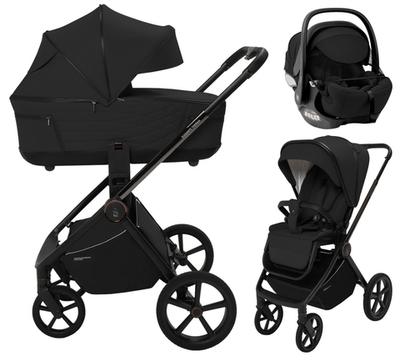 Коляска 3 в 1 Sweet Baby SBL Elegante Therma + автокресло Premier Black Black