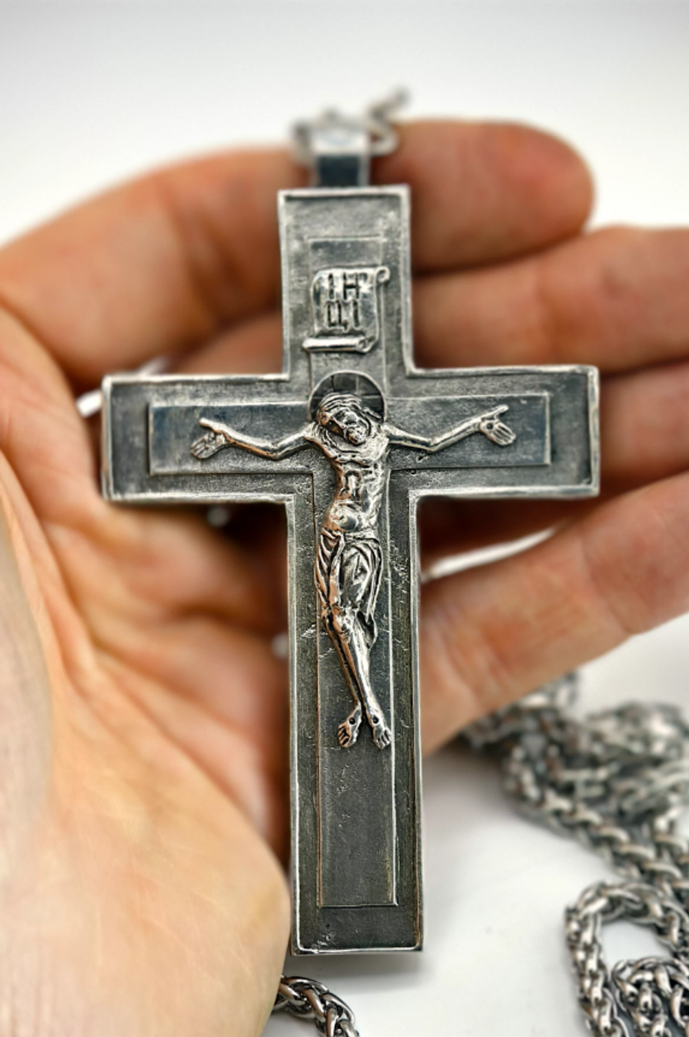 Крест иерейский “Павловский” с распятием XIII век