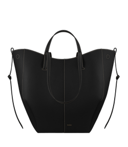 POLENE СУМКА CYME TOTE, ЧЕРНЫЙ/ЭКРЮ