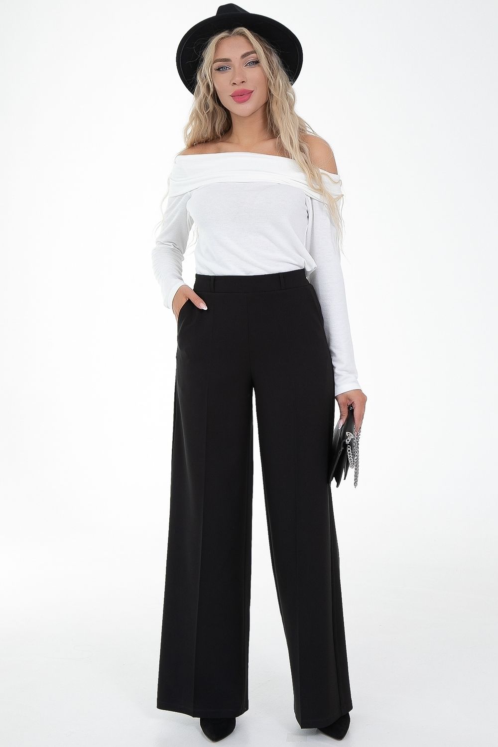 Брюки Палаццо (блэк) Diolche (Акция)