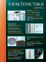 Душевая кабина EM2912LLEDT прозрачная