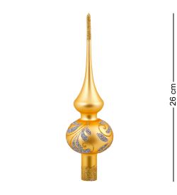 Элита НФШ-1564 Ел. украшение Верхушка «Орнамент с веточкой» 26 см