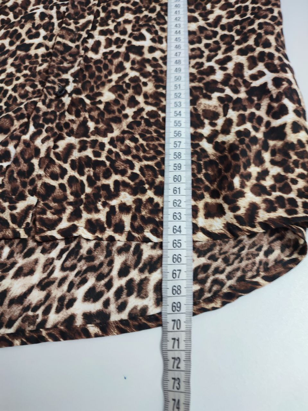 Рубашка Oodji леопардовая 40 размер