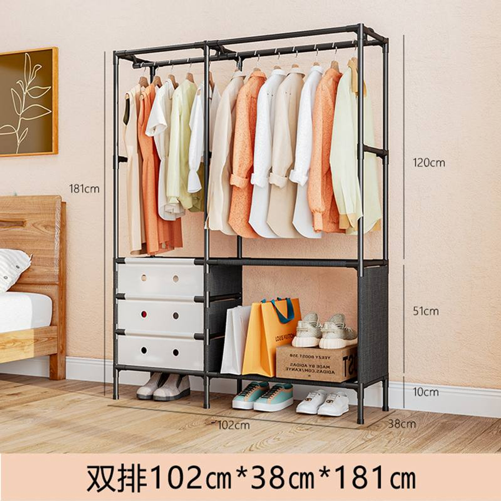 Напольная вешалка-шкаф для одежды