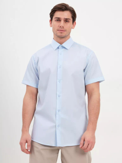 Сорочка GREG Regular fit 210/201/4290/Z "Однотон с отделкой. Non Iron"