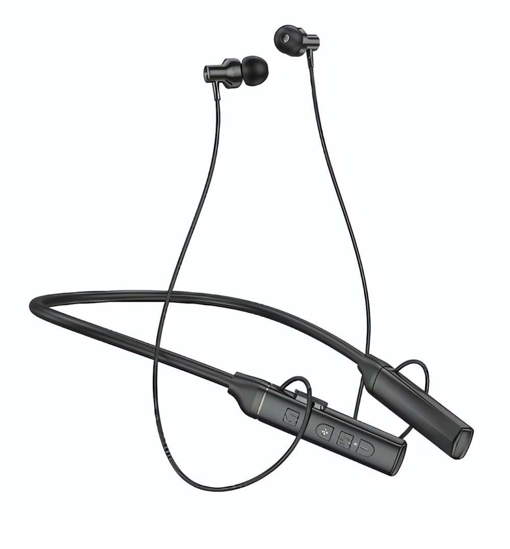 Bluetooth - гарнитура Borofone BE65, вакуумные, BT5.3, 150mAh Black