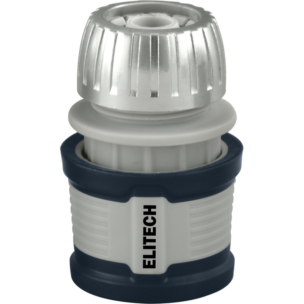 Соединитель ELITECH Garden для шланга 3/4" металлический аквастоп   HF 012MWS