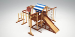 Деревянная детская площадка Савушка "4 сезона" - семейная
