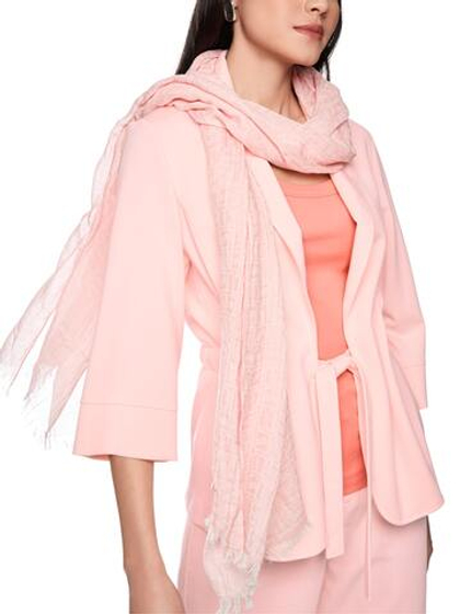 Marc Cain Шарф из хлопка с принтом