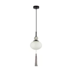 8273/1A NEOCLASSI черный/серый/белый, металл/керамика/стекло Подвес Е14 1*40W 220V GLORIYA