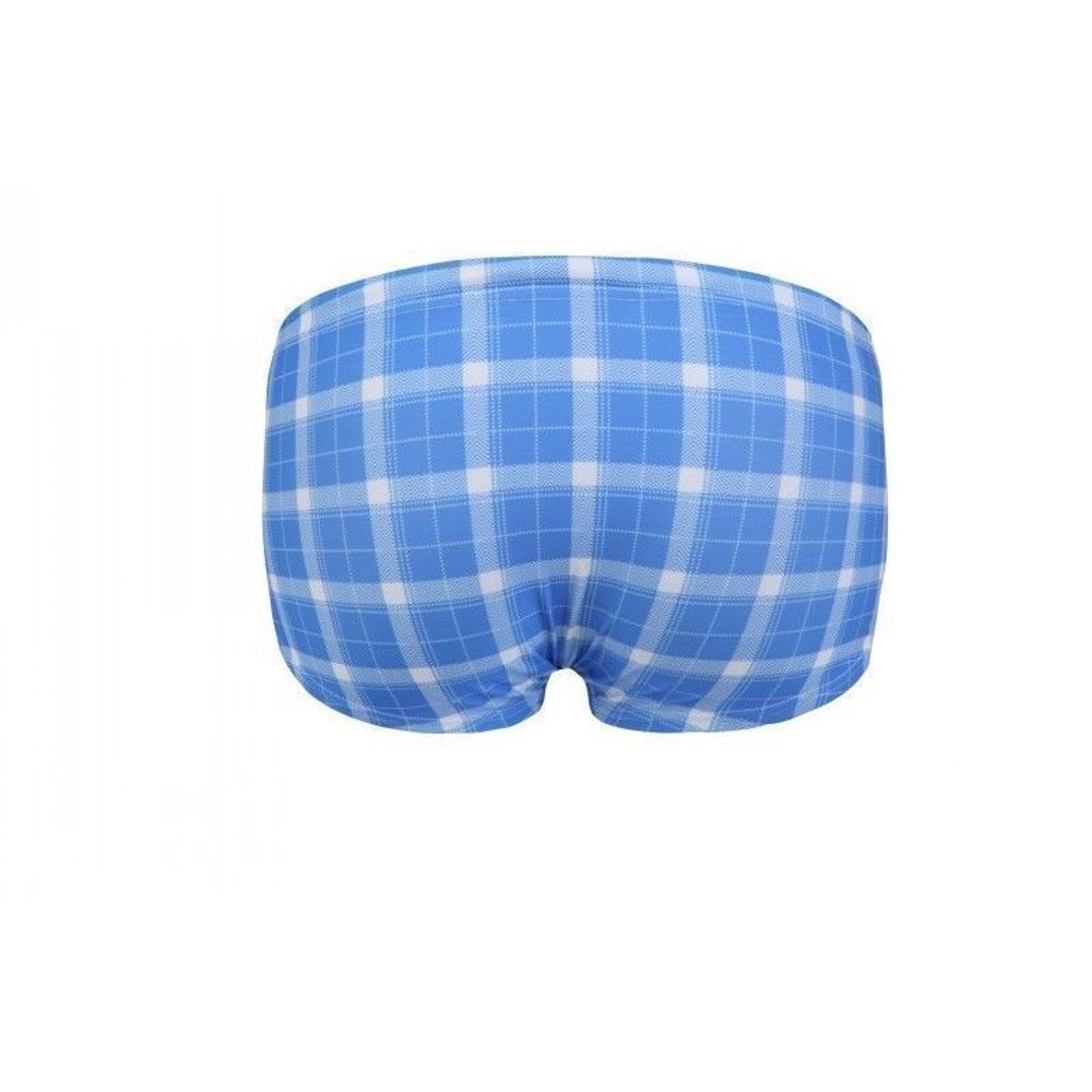 Мужские плавки хипсы голубые WANGJIANG